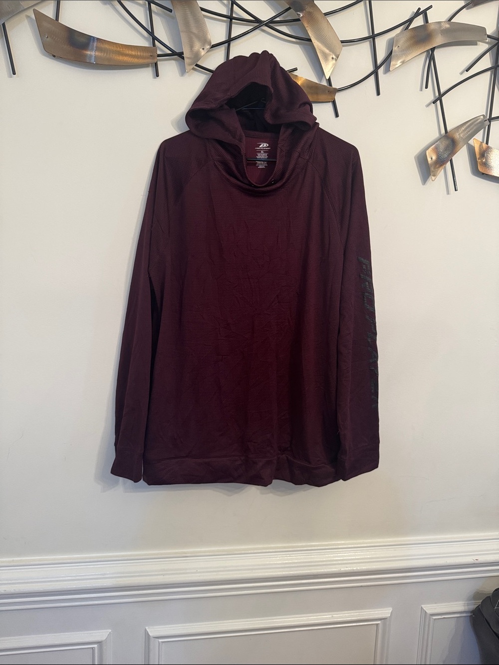 Pro Player Men's Zip-Up Hoodie - Burgundy